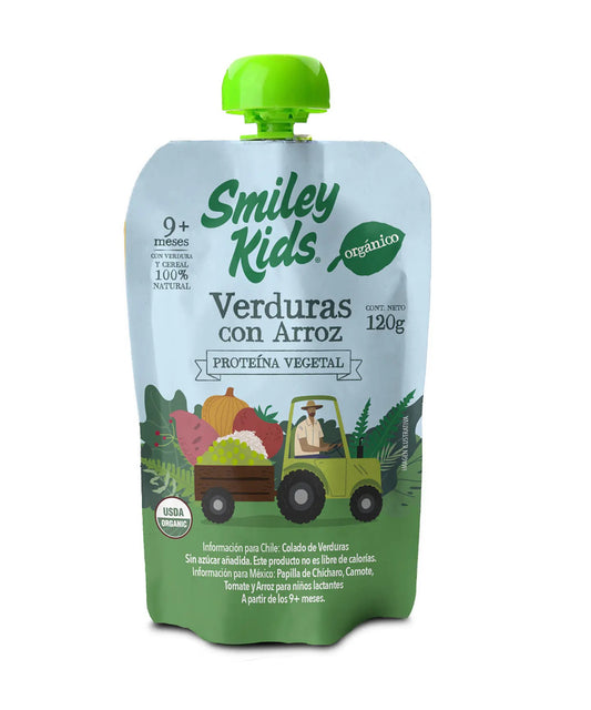 Comidas Verduras Smiley Kids (3 uds)