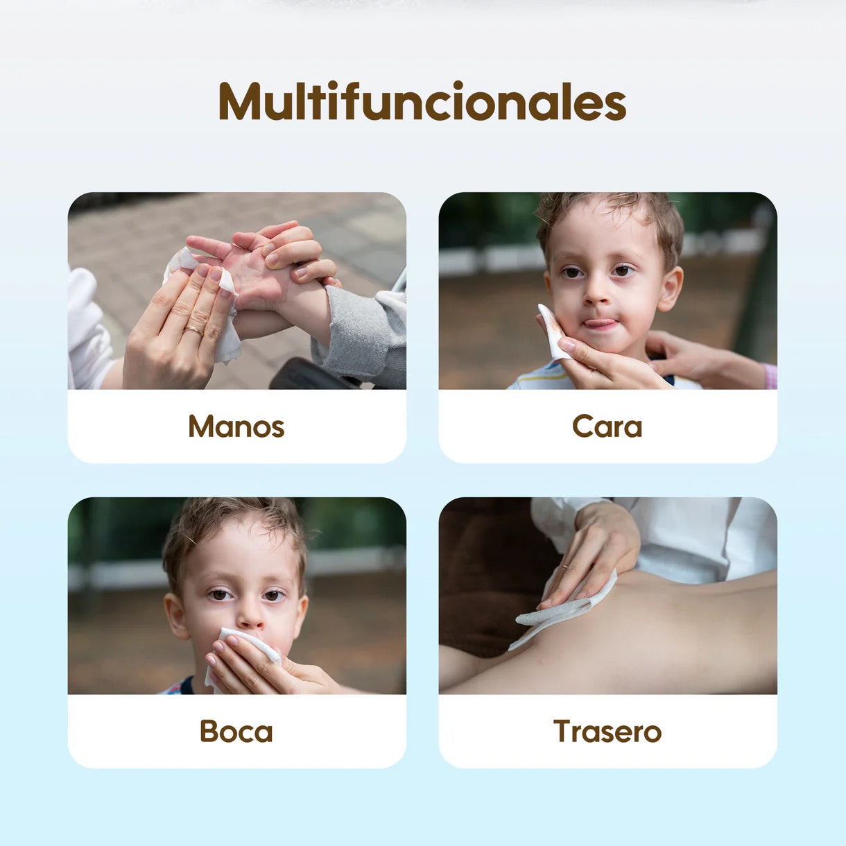 Toallitas Húmedas Aiwibi Papaya y Agua de Manantial (pack 3 uds)