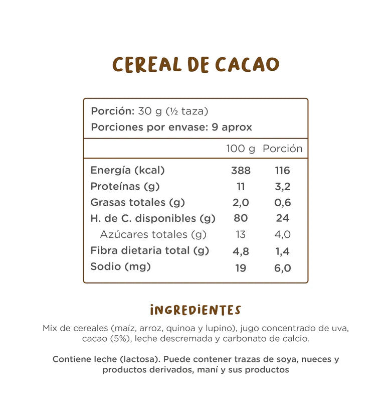 Cereal Infantil Kuna Sin Azúcar Añadida | 100% Natural 280g
