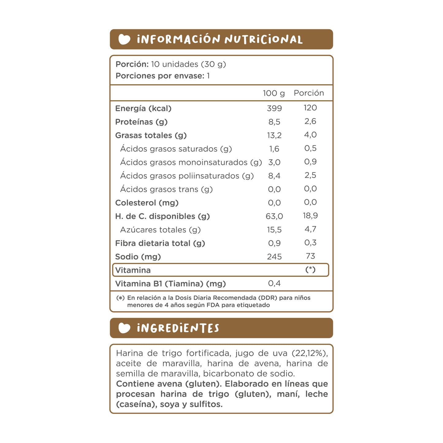 Galletas Cookids (4 uds)