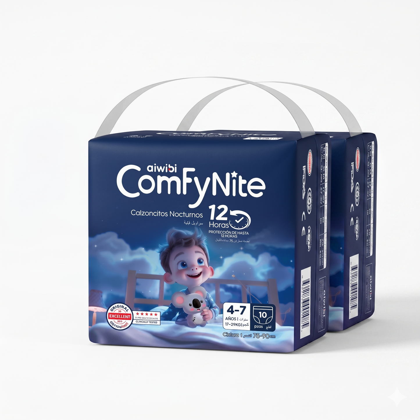 Calzoncitos Nocturnos Aiwibi ComfyNite (2 pqts)