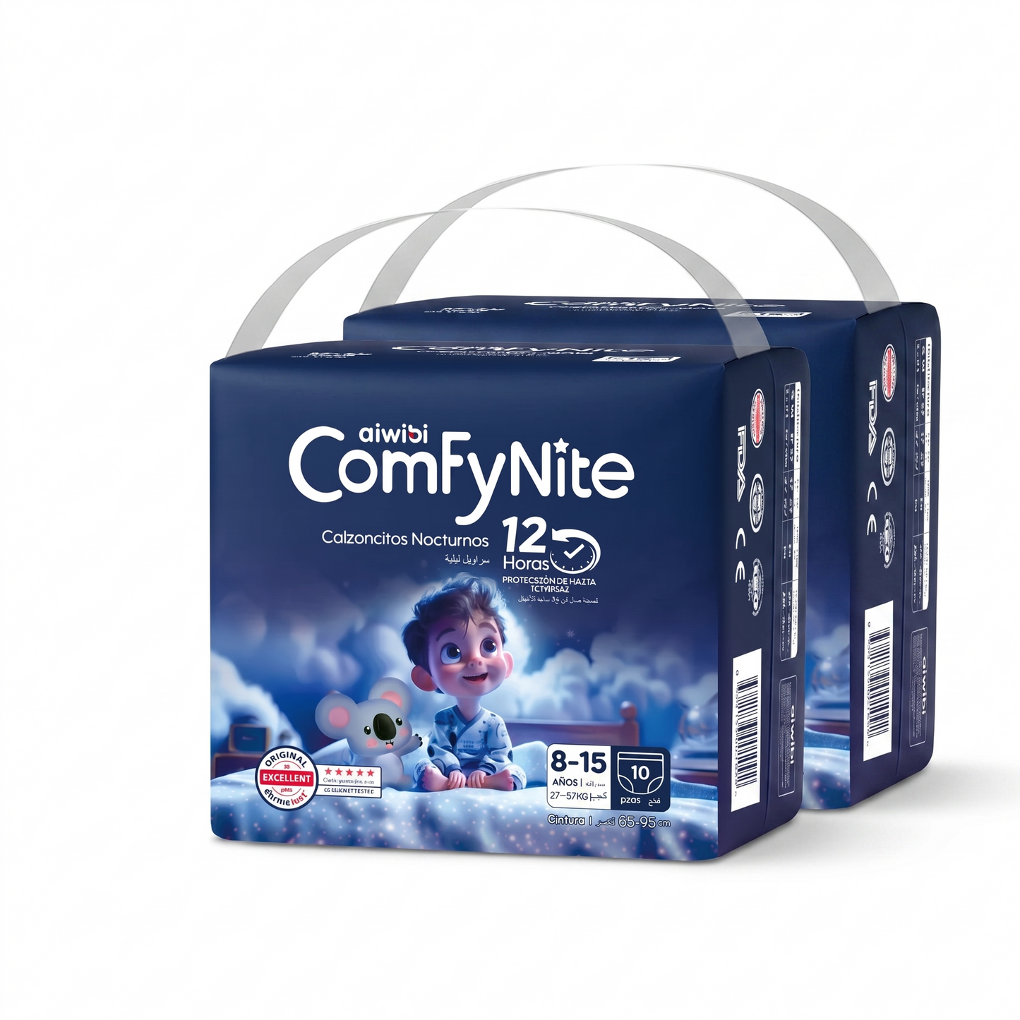 Calzoncitos Nocturnos Aiwibi ComfyNite (2 pqts)