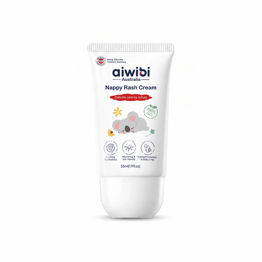 Pomo de crema para irritaciones por pañal Aiwibi 55ml para alivio de coceduras en bebés