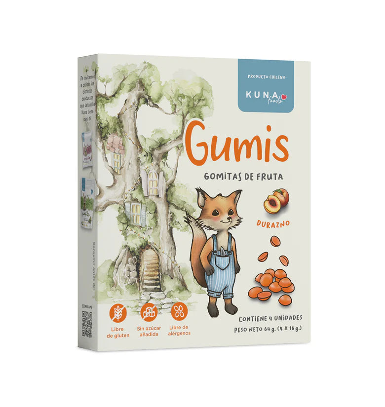 Gumis Kuna Foods - Caja 4 un (64g)
