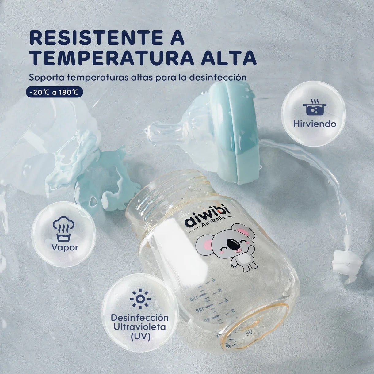 Mamadera Anticólicos Aiwibi PPSU 240ml