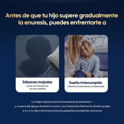 Detalle de la textura suave y discreta del calzoncito nocturno ComfyNite de Aiwibi