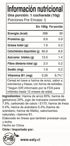 Baby Puff Eaty Frutilla & Arándano (Orgánico)