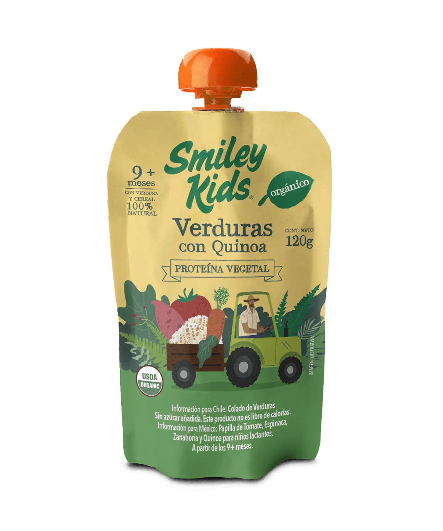 Comidas Verduras Smiley Kids (3 uds)