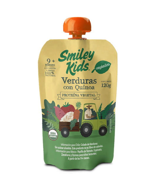 Comidas Verduras Smiley Kids (3 uds)