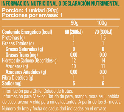 Smoothies Orgánicos (Pack de 3 uds)