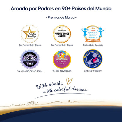 Toallitas Húmedas Aiwibi - 99.91% Agua Pura (pack 3 uds)