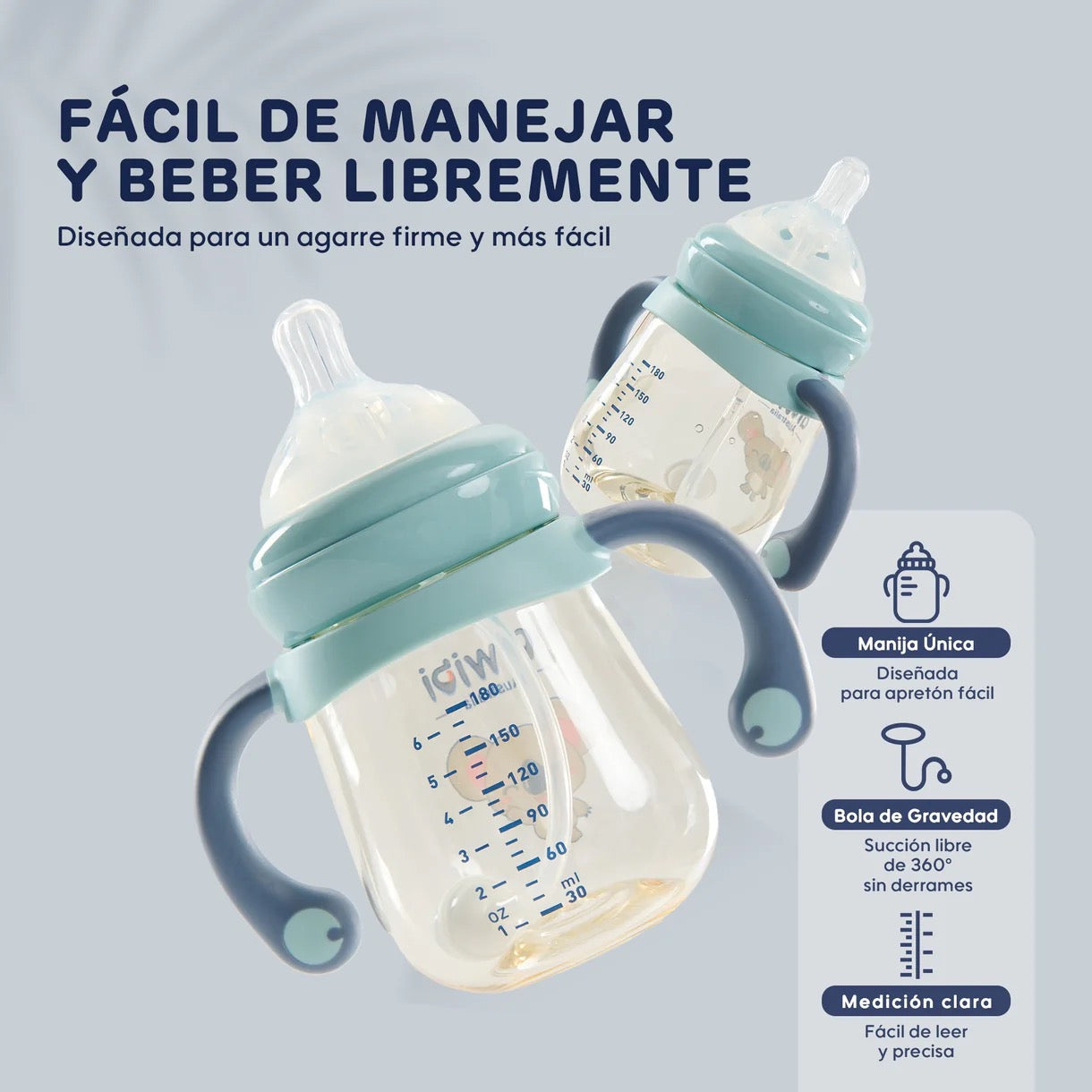 Mamadera Anticólicos Aiwibi PPSU 240ml