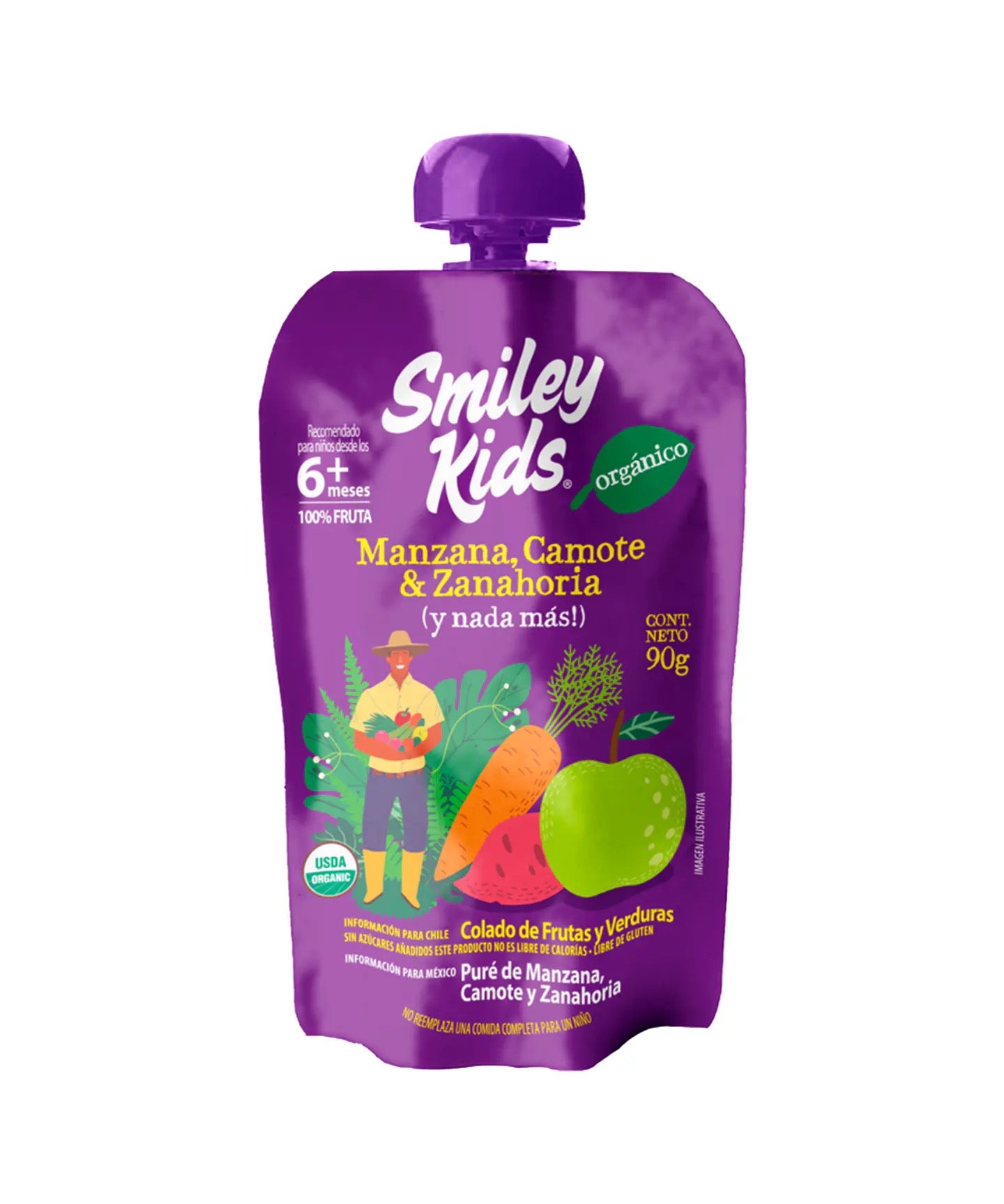 Compotas Orgánicas Smiley Kids (5 uds)