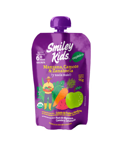 Compotas Orgánicas Smiley Kids (5 uds)