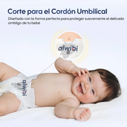 Pañales Aiwibi Prematuros (<3kg) - Pack 2 paquetes
