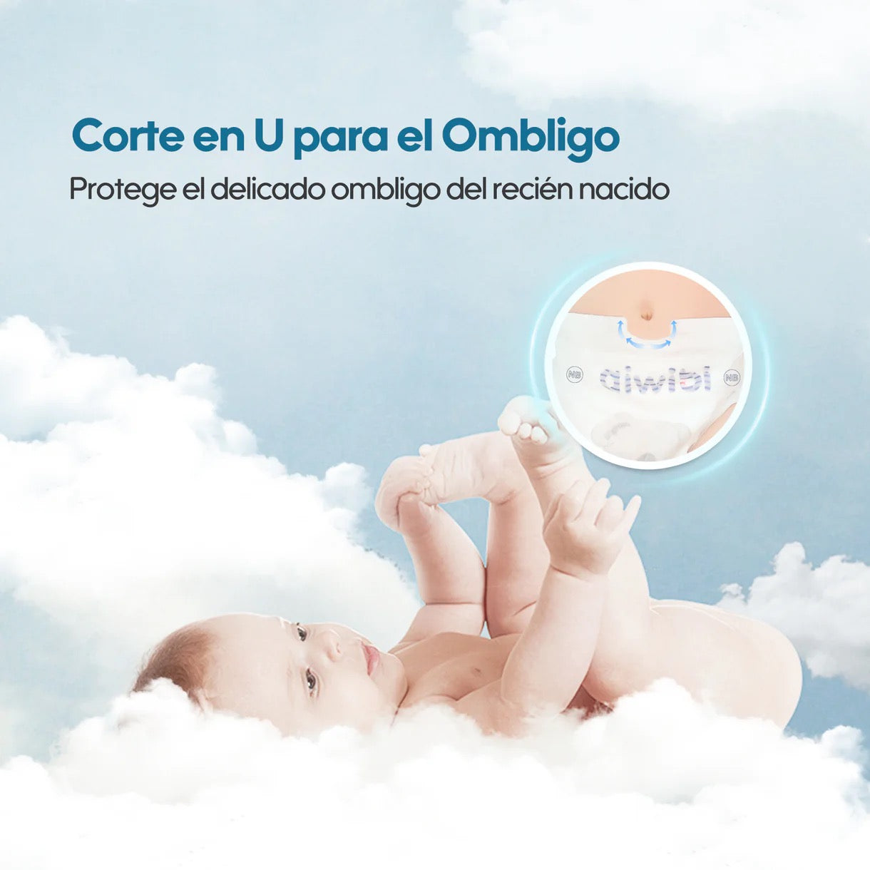 Pañales Aiwibi Premium Recién Nacido (2-5 kg) - Pack 2 paquetes.