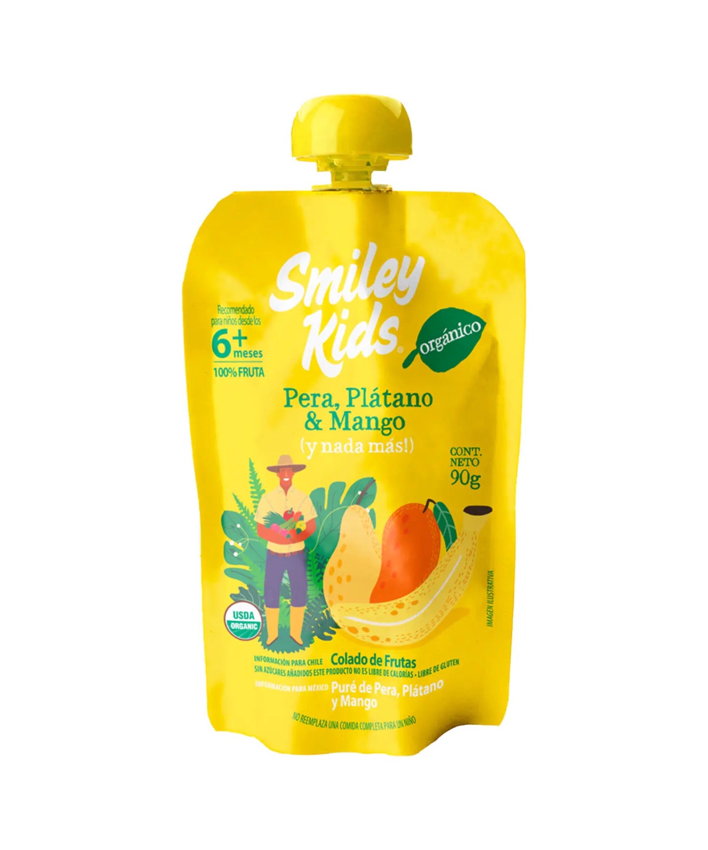 Compotas Orgánicas Smiley Kids (5 uds)