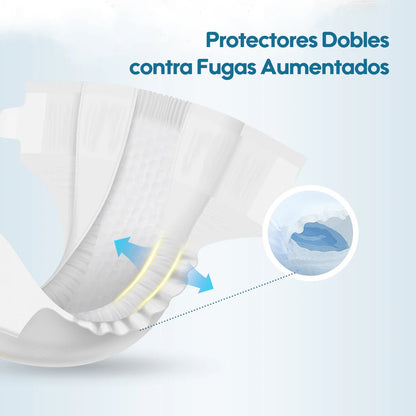 Pañales Aiwibi Premium Recién Nacido (2-5 kg) - Pack 2 paquetes.