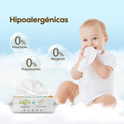 Toallitas Húmedas Aiwibi Papaya y Agua de Manantial (pack 3 uds)