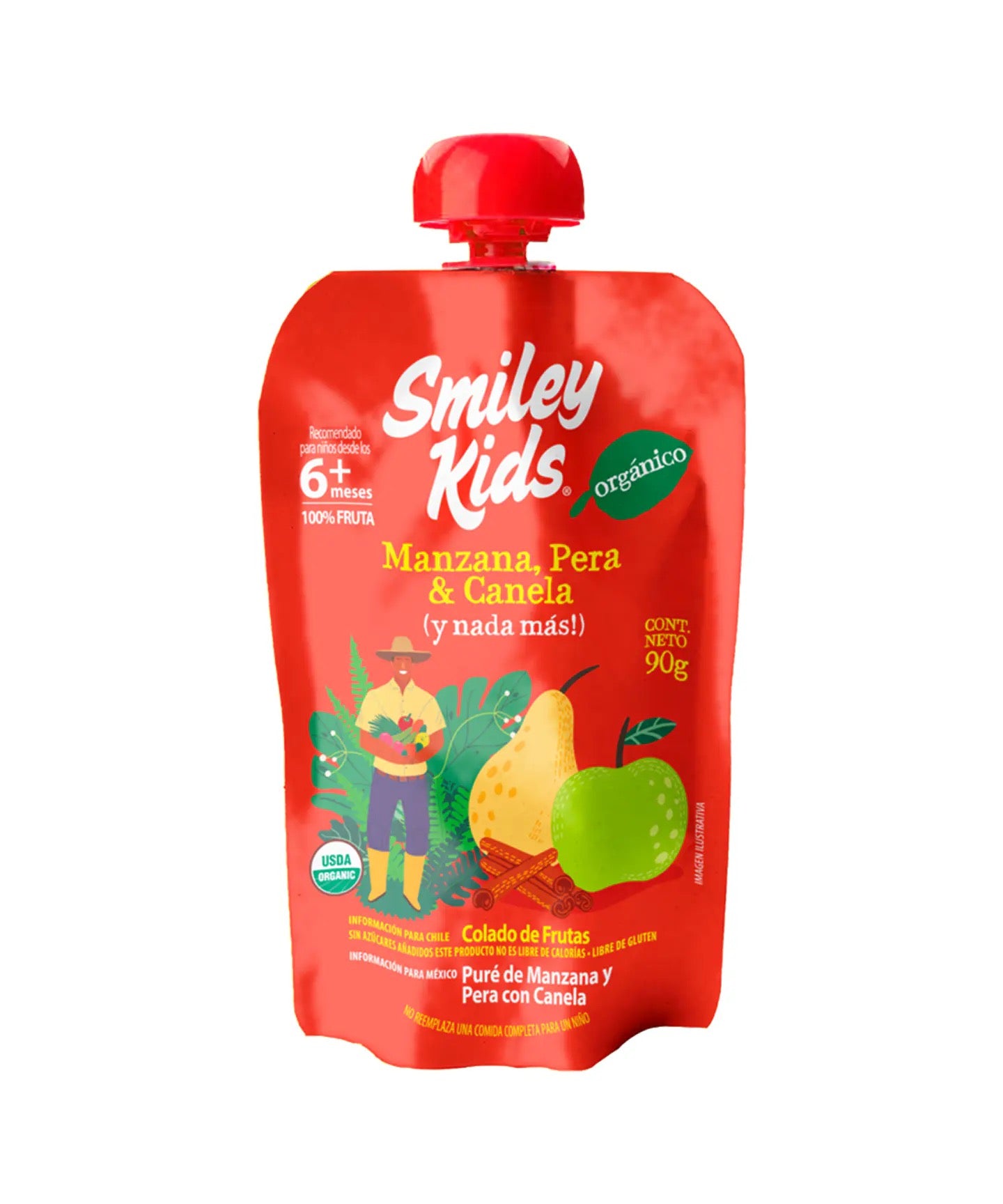 Compotas Orgánicas Smiley Kids (5 uds)