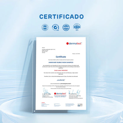 Gel de Baño y Shampoo 2 en 1 Aiwibi Hipoalergénico - 350ml