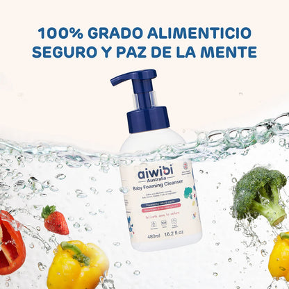 Limpiador de Mamaderas, Frutas y Verduras Aiwibi (480ml)