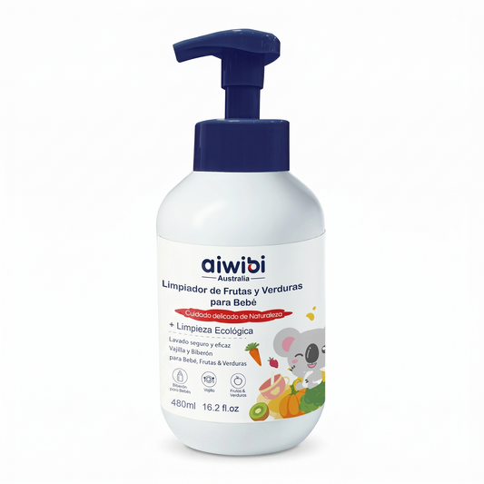 Limpiador de Mamaderas, Frutas y Verduras Aiwibi (480ml)
