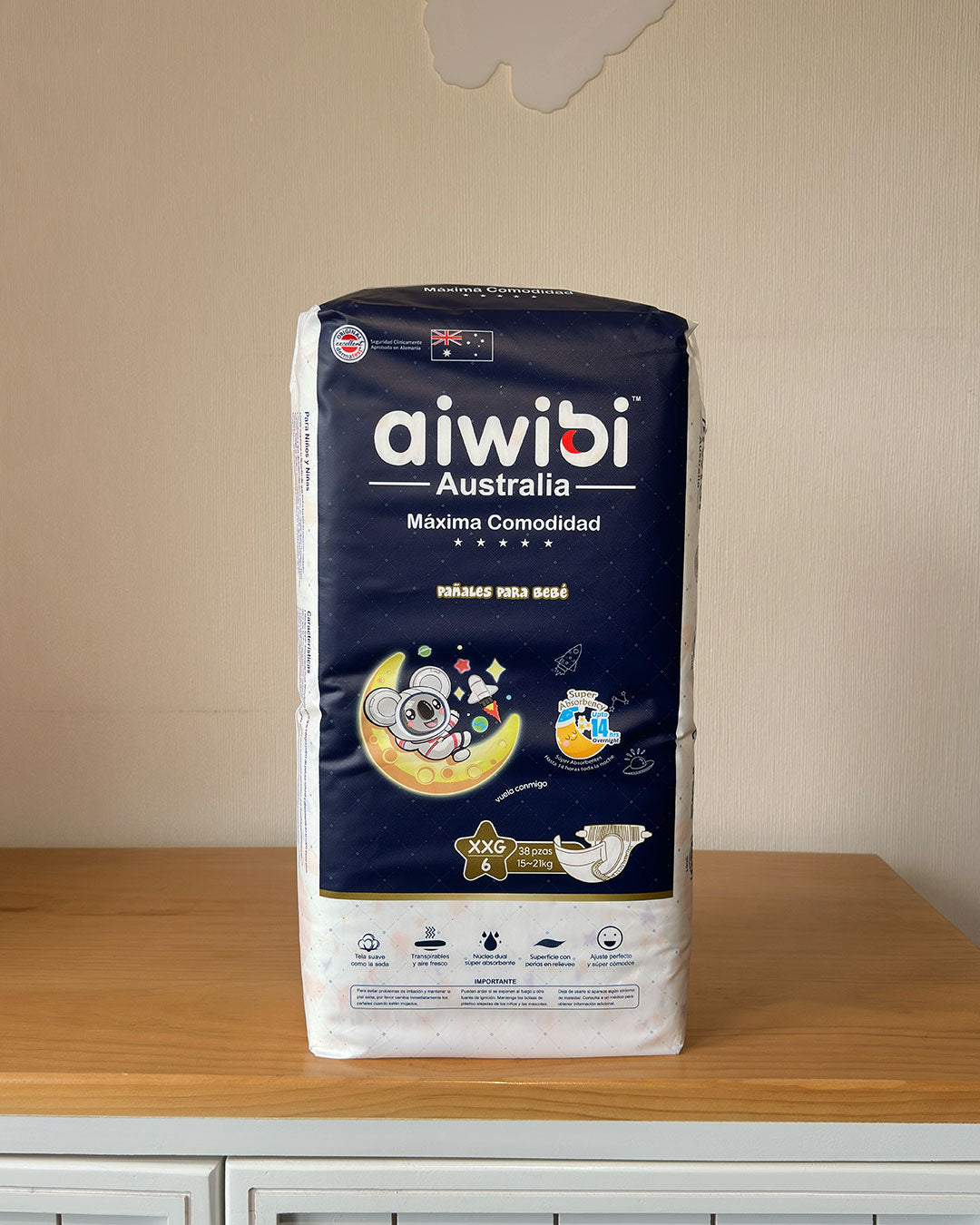 Paquete de Pañales Aiwibi Máxima Comodidad