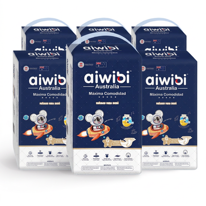 Pañales Aiwibi Máxima Comodidad | Pack Ahorro (2 o 6 uds)