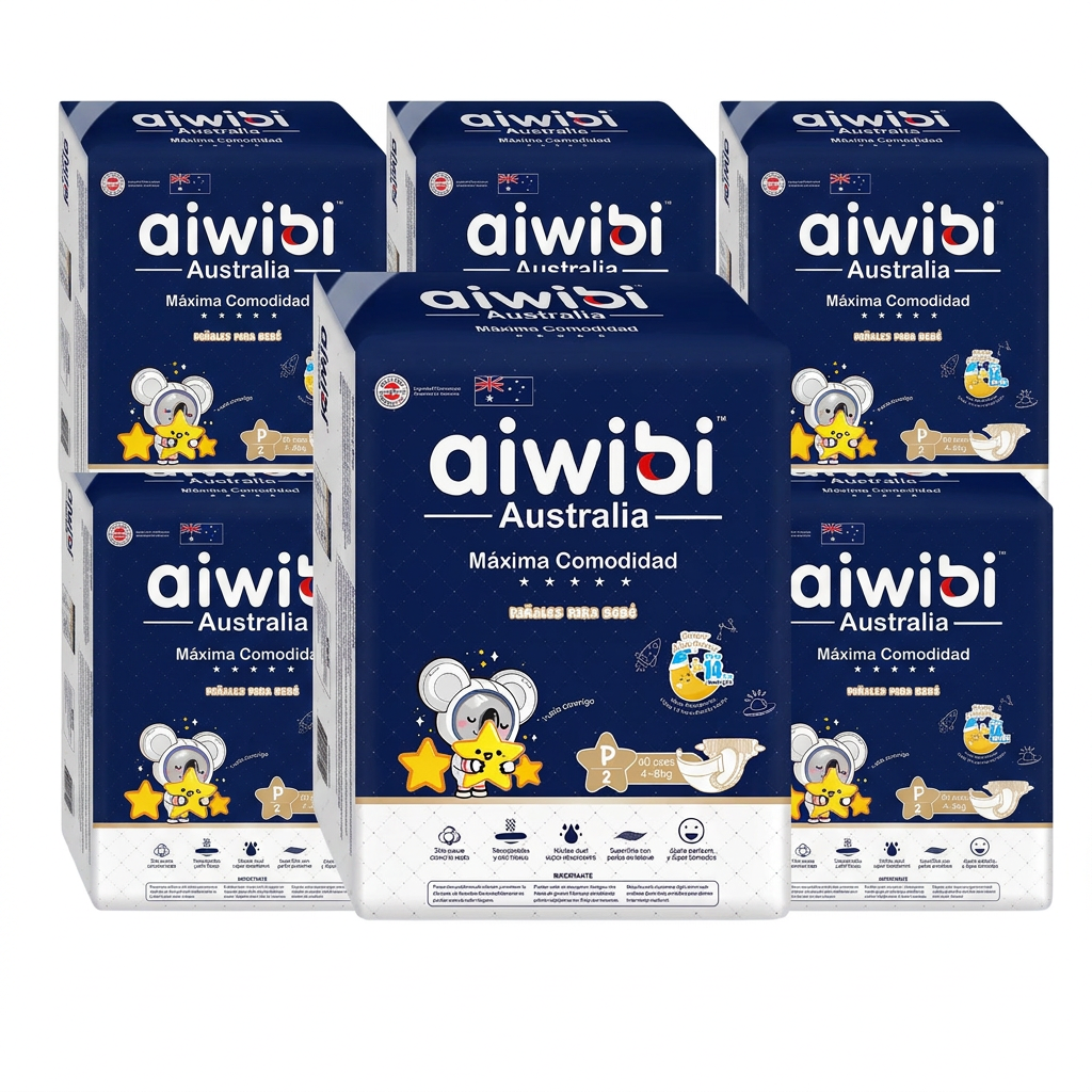 Pañales Aiwibi Máxima Comodidad | Pack Ahorro (2 o 6 uds)