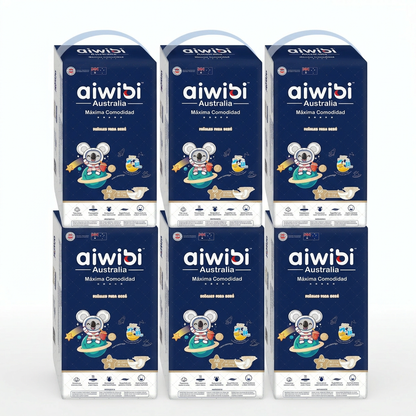 Pañales Aiwibi Máxima Comodidad | Pack Ahorro (2 o 6 uds)