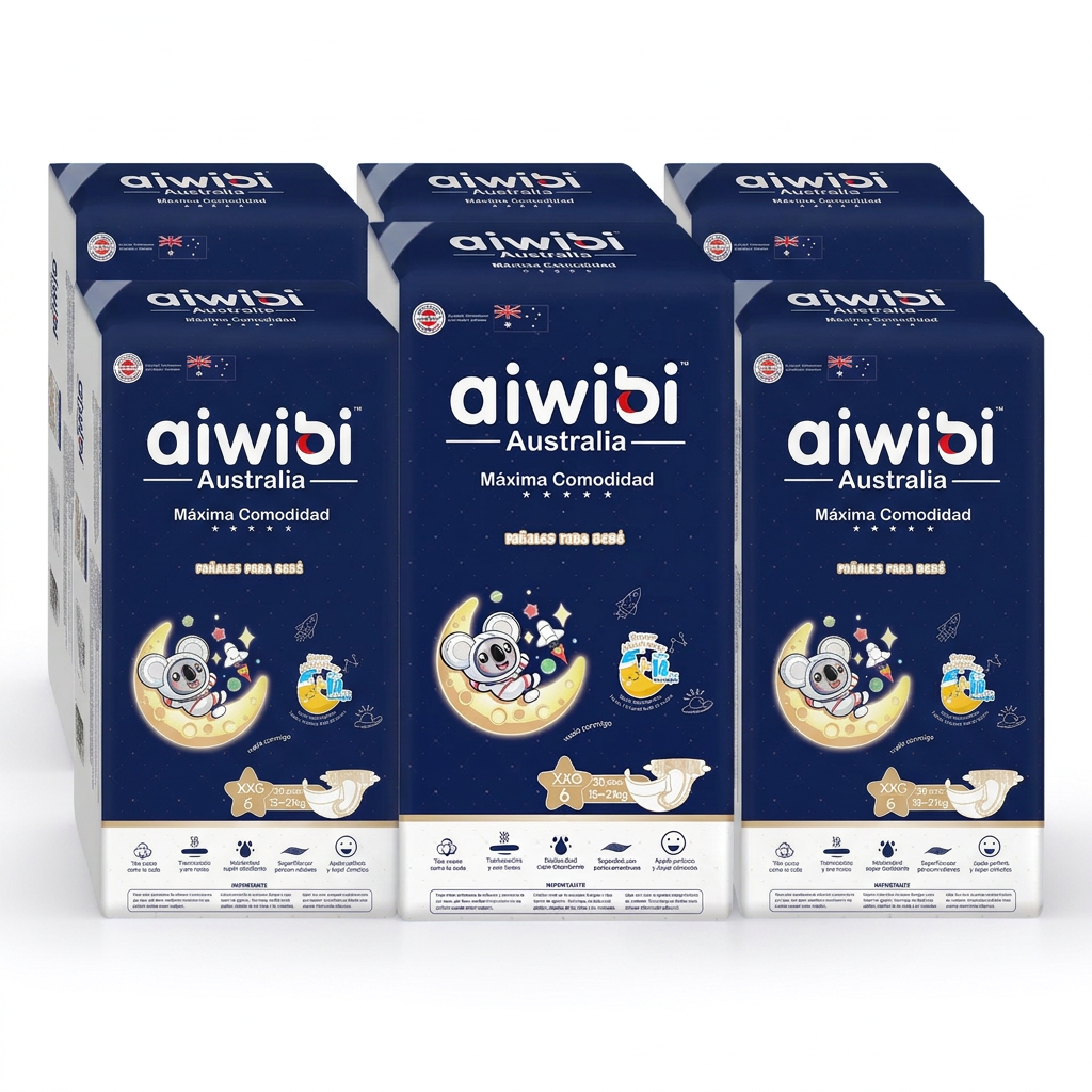 Pañales Aiwibi Máxima Comodidad | Pack Ahorro (2 o 6 uds)