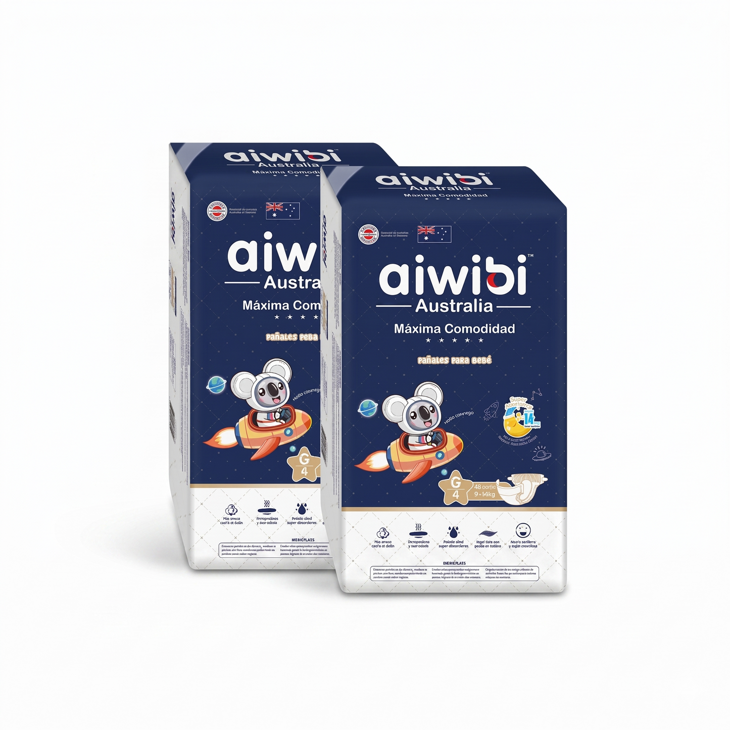 Pañales Aiwibi Máxima Comodidad | Pack Ahorro (2 o 6 uds)