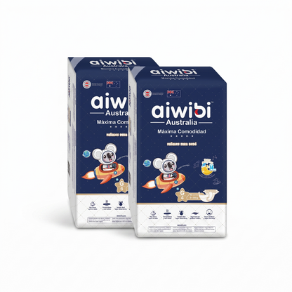 Pañales Aiwibi Máxima Comodidad | Pack Ahorro (2 o 6 uds)