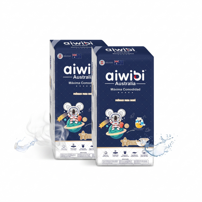 Pañales Aiwibi Máxima Comodidad | Pack Ahorro (2 o 6 uds)
