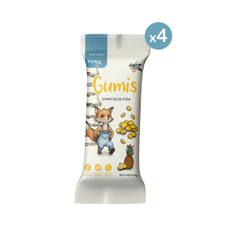 Gumis Kuna Foods - Caja 4 un (64g)