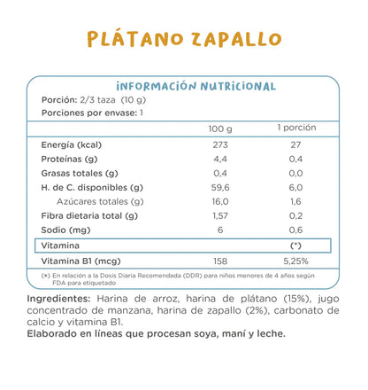 Puffs Plátano Zapallo Kuna Foods - Formato Familiar (50g)