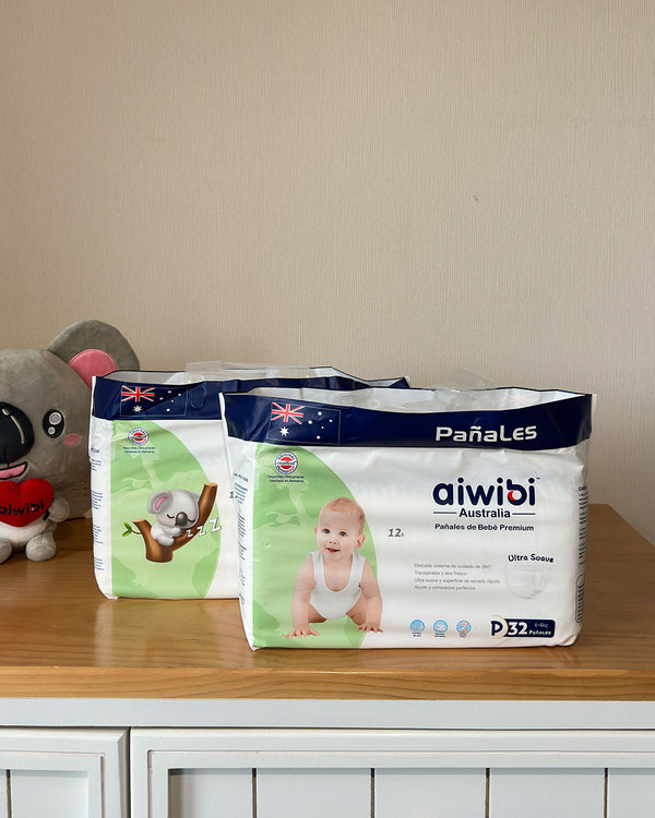 2 Paquetes Pañales Aiwibi Premium