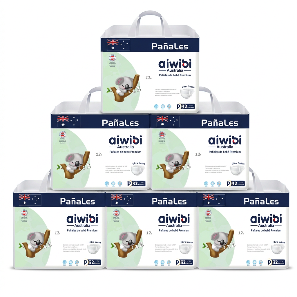 Pañales Premium Aiwibi Ultra Suaves | Pack Ahorro Inteligente (2 o 6 uds)