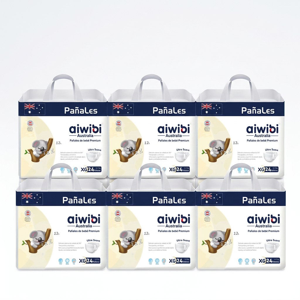 Pañales Premium Aiwibi Ultra Suaves | Pack Ahorro Inteligente (2 o 6 uds)