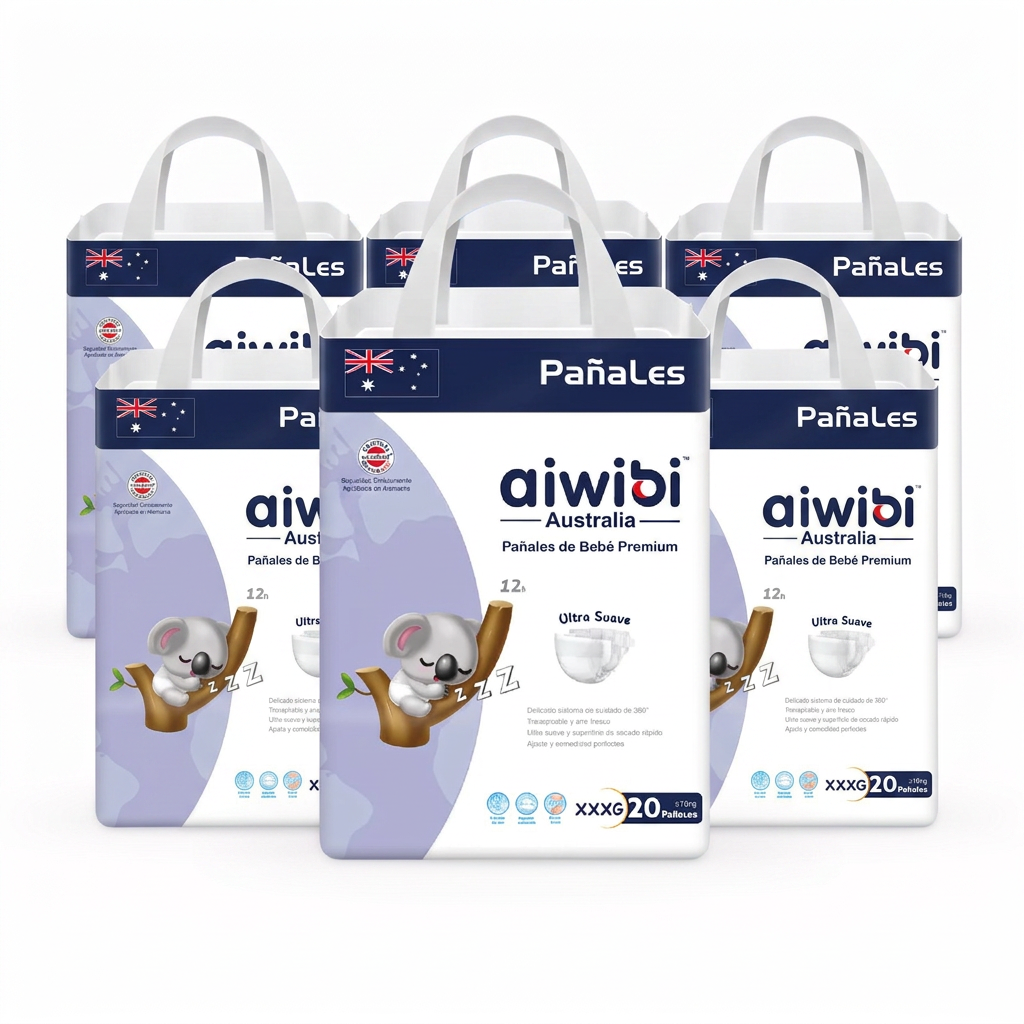 Pañales Premium Aiwibi Ultra Suaves | Pack Ahorro Inteligente (2 o 6 uds)