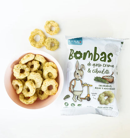 Bombas de Maní Kuna Foods 20g – Colación Saludable Libre de Sellos
