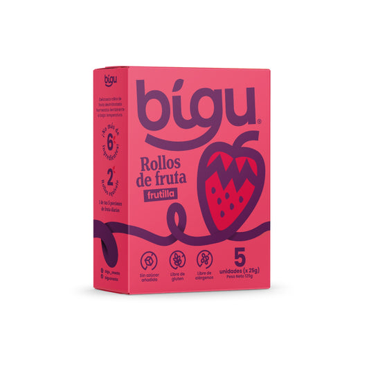 Rollitos de Fruta Bigu (5 uds)
