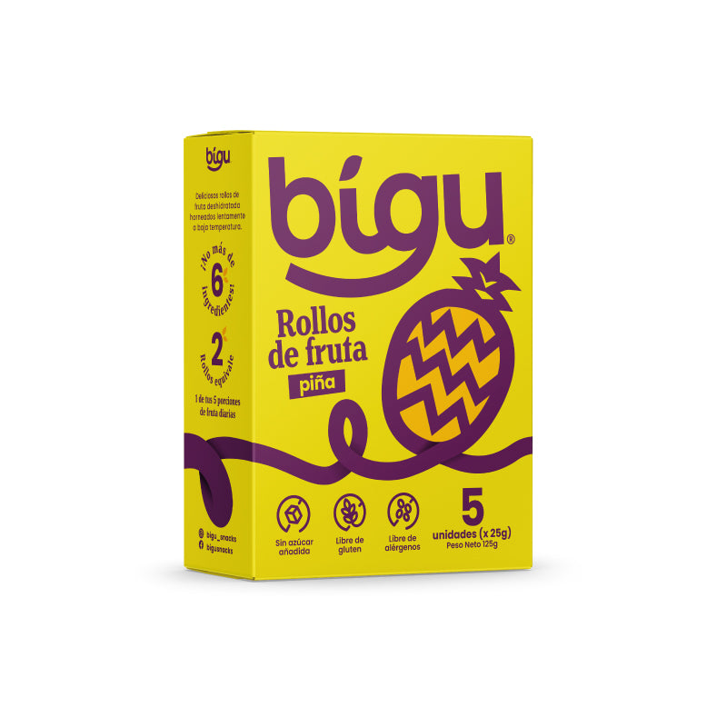 Rollitos de Fruta Bigu (5 uds)