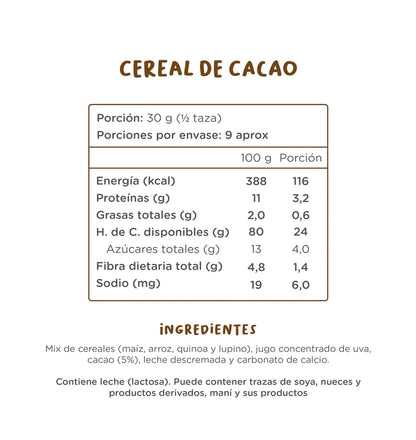 Cereal Infantil Kuna Sin Azúcar Añadida | 100% Natural 280g