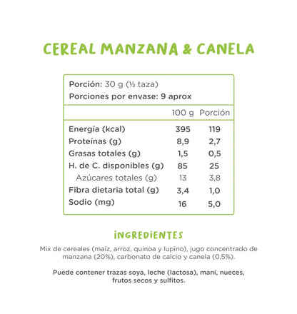 Cereal Infantil Kuna Sin Azúcar Añadida | 100% Natural 280g