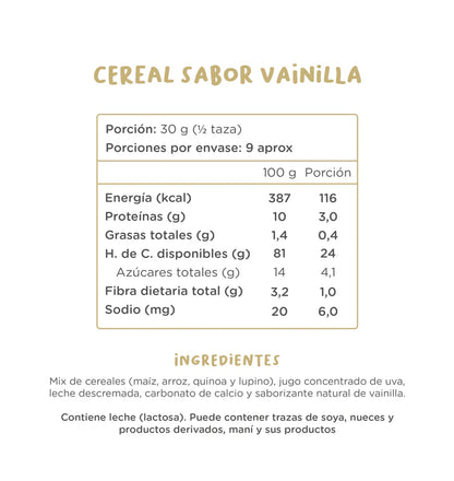 Cereal Infantil Kuna Sin Azúcar Añadida | 100% Natural 280g