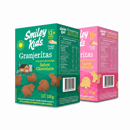 Cajas de Galletas Smiley Kids (Mix de 2)