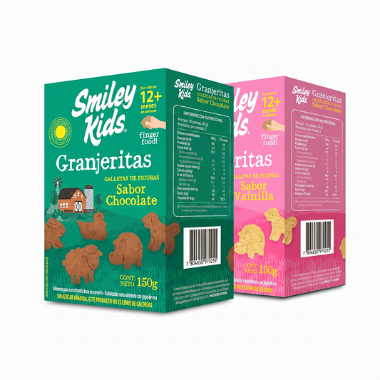 Cajas de Galletas Smiley Kids (Mix de 2)