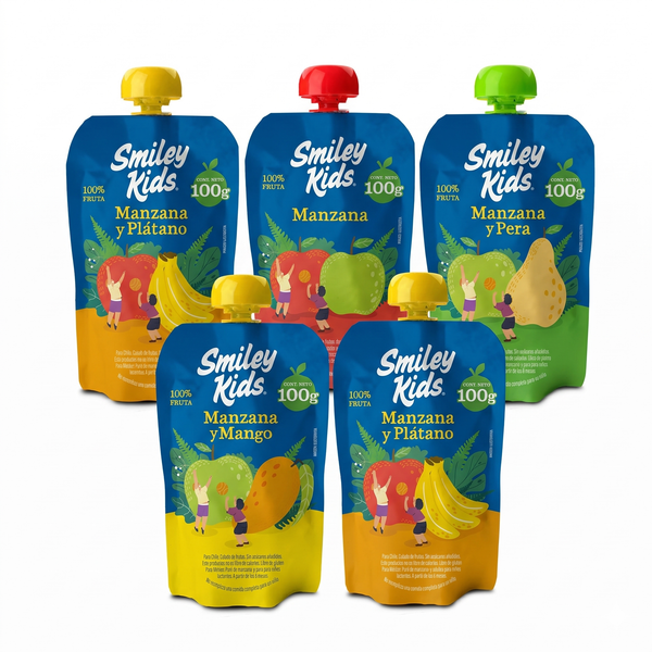 Compotas Convencional Smiley Kids (5 uds)